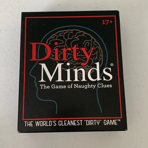 Dirty Minds Board Game The Game of Naughty Clues Black Red 17+ • - Picture 1 of 3